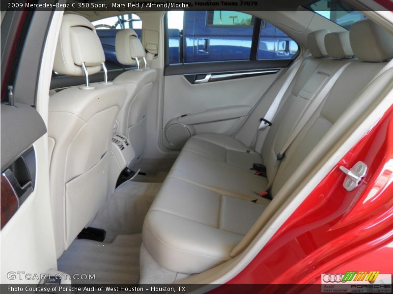Mars Red / Almond/Mocha 2009 Mercedes-Benz C 350 Sport
