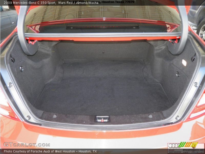 Mars Red / Almond/Mocha 2009 Mercedes-Benz C 350 Sport