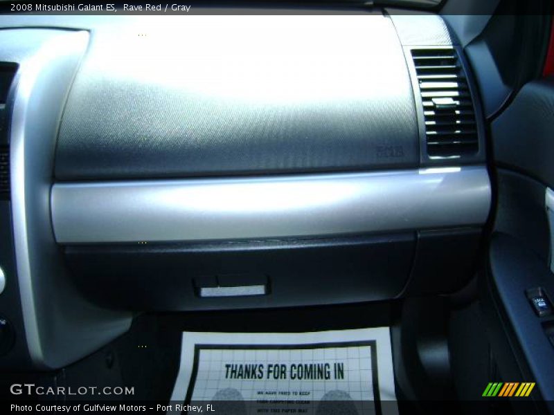 Rave Red / Gray 2008 Mitsubishi Galant ES
