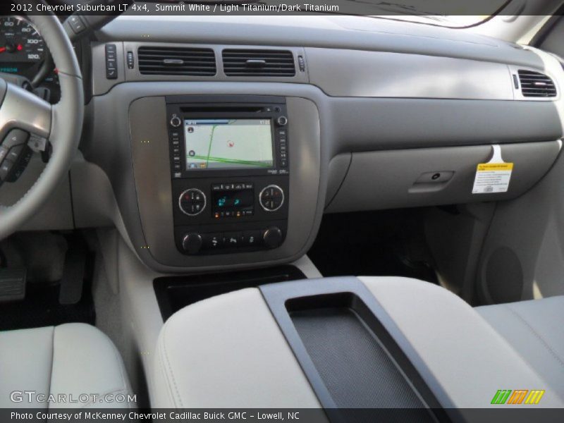 Summit White / Light Titanium/Dark Titanium 2012 Chevrolet Suburban LT 4x4