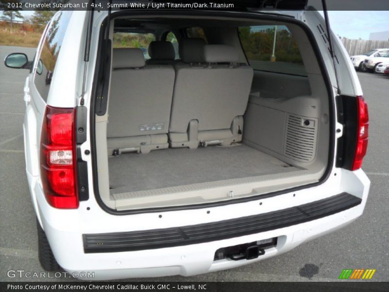 Summit White / Light Titanium/Dark Titanium 2012 Chevrolet Suburban LT 4x4