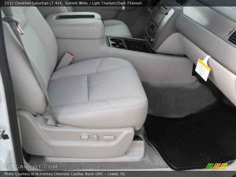 Summit White / Light Titanium/Dark Titanium 2012 Chevrolet Suburban LT 4x4