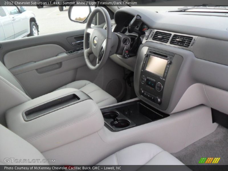 Summit White / Light Titanium/Dark Titanium 2012 Chevrolet Suburban LT 4x4