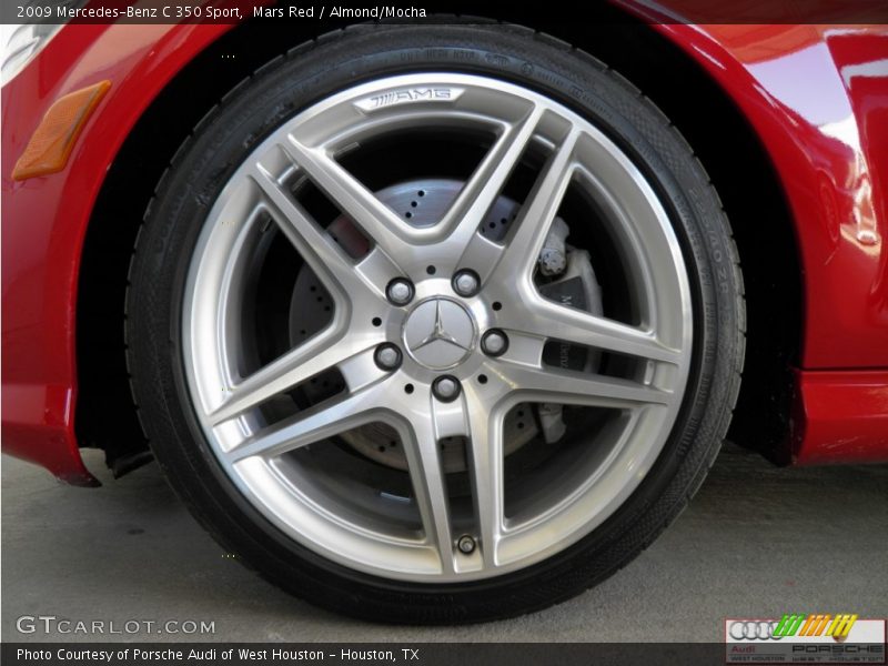 Mars Red / Almond/Mocha 2009 Mercedes-Benz C 350 Sport