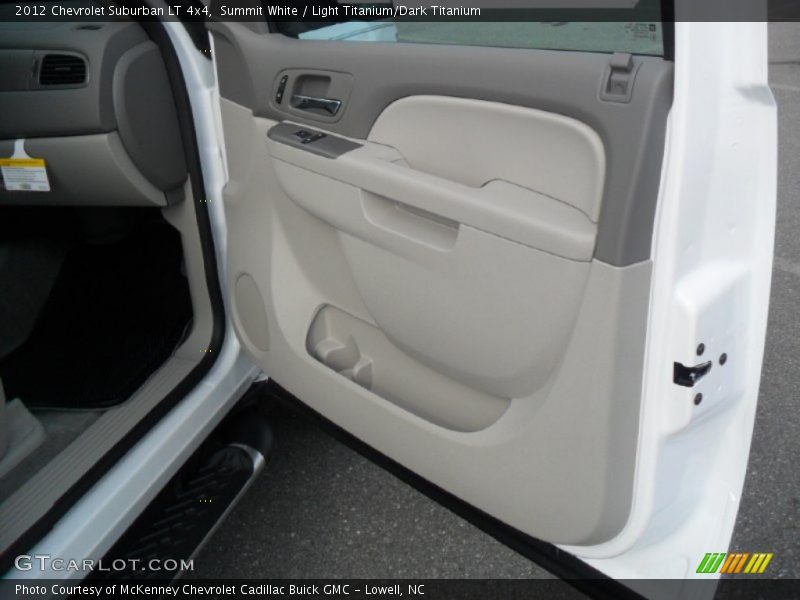 Summit White / Light Titanium/Dark Titanium 2012 Chevrolet Suburban LT 4x4
