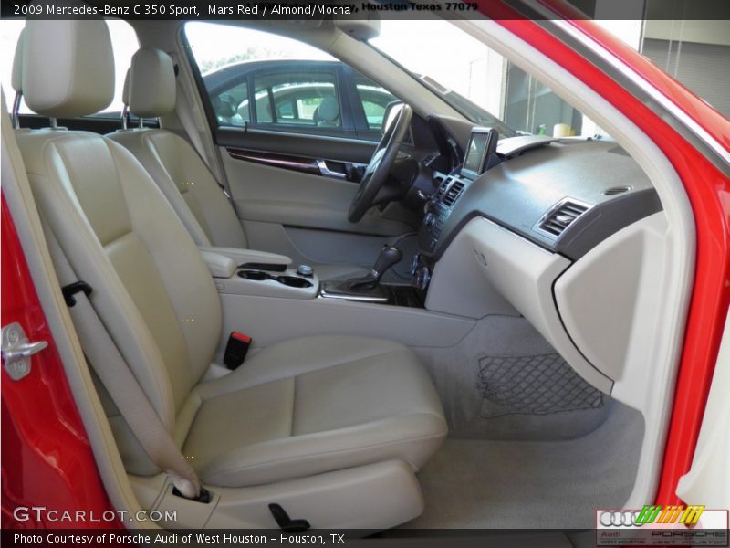 Mars Red / Almond/Mocha 2009 Mercedes-Benz C 350 Sport