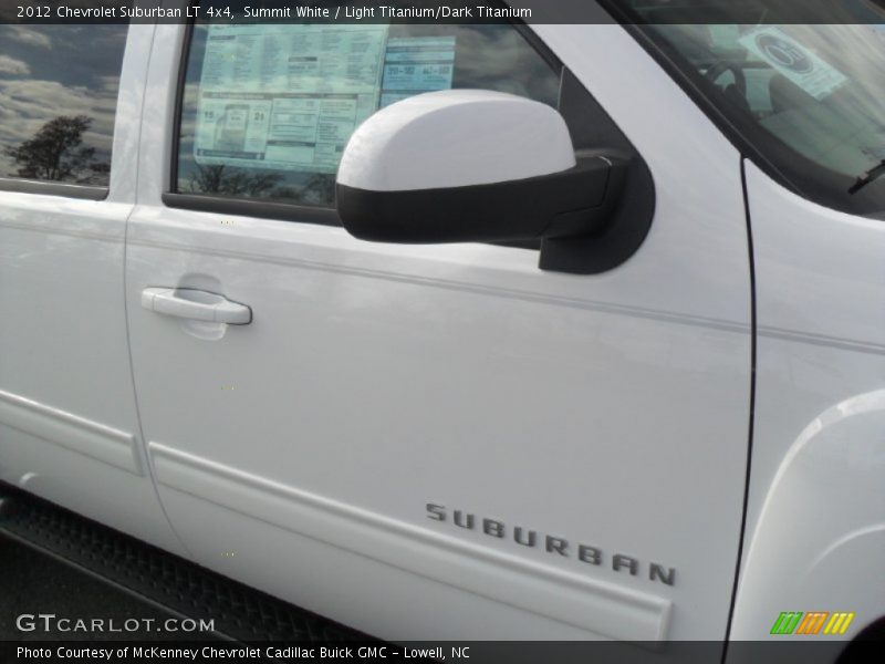 Summit White / Light Titanium/Dark Titanium 2012 Chevrolet Suburban LT 4x4