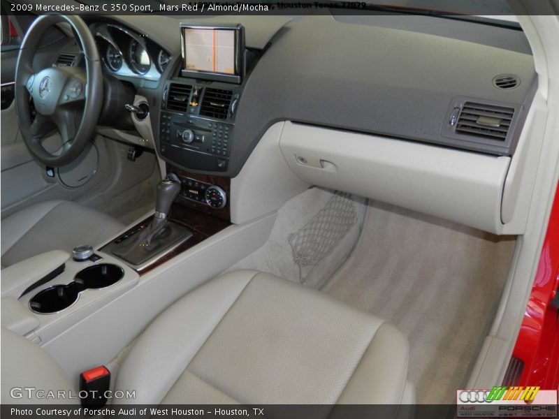 Mars Red / Almond/Mocha 2009 Mercedes-Benz C 350 Sport