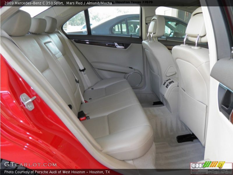 Mars Red / Almond/Mocha 2009 Mercedes-Benz C 350 Sport