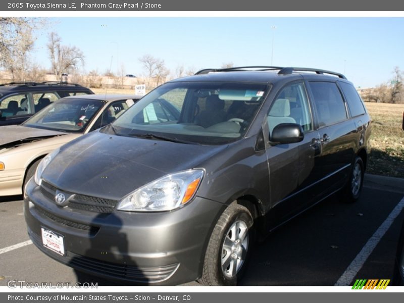 Phantom Gray Pearl / Stone 2005 Toyota Sienna LE