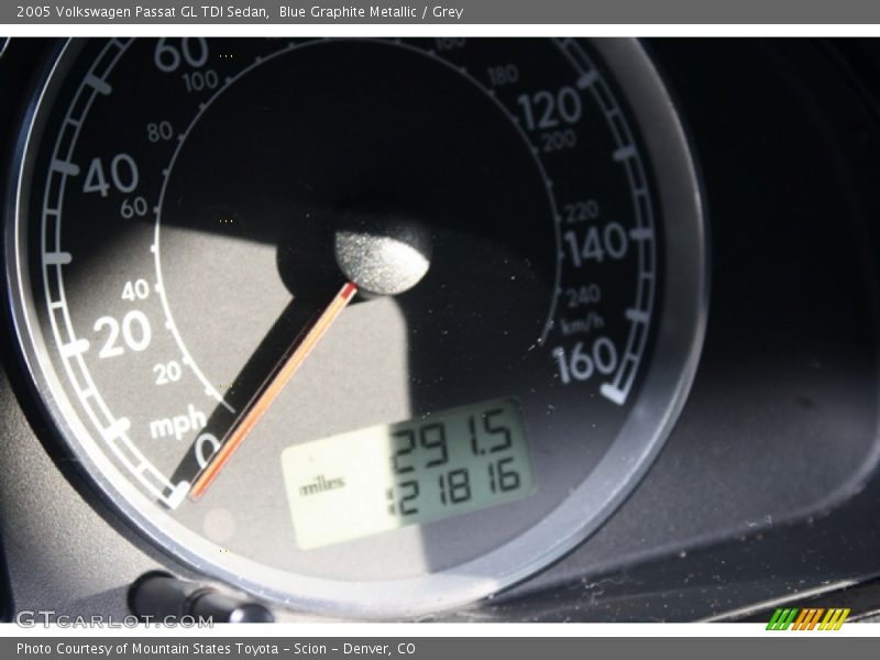 Blue Graphite Metallic / Grey 2005 Volkswagen Passat GL TDI Sedan
