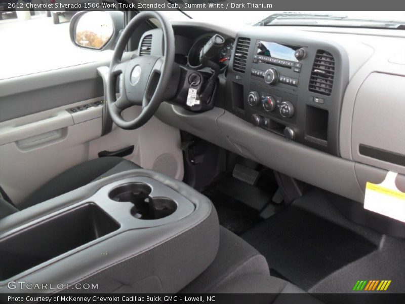 Summit White / Dark Titanium 2012 Chevrolet Silverado 1500 Work Truck Extended Cab