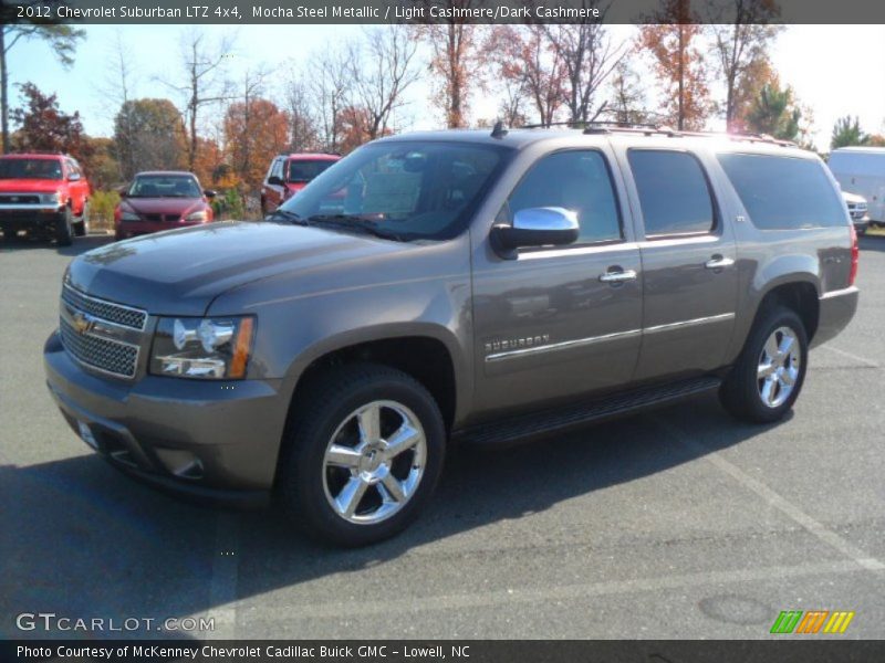 Mocha Steel Metallic / Light Cashmere/Dark Cashmere 2012 Chevrolet Suburban LTZ 4x4