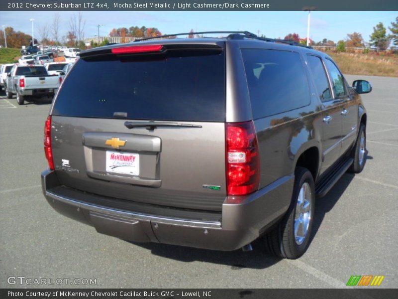 Mocha Steel Metallic / Light Cashmere/Dark Cashmere 2012 Chevrolet Suburban LTZ 4x4