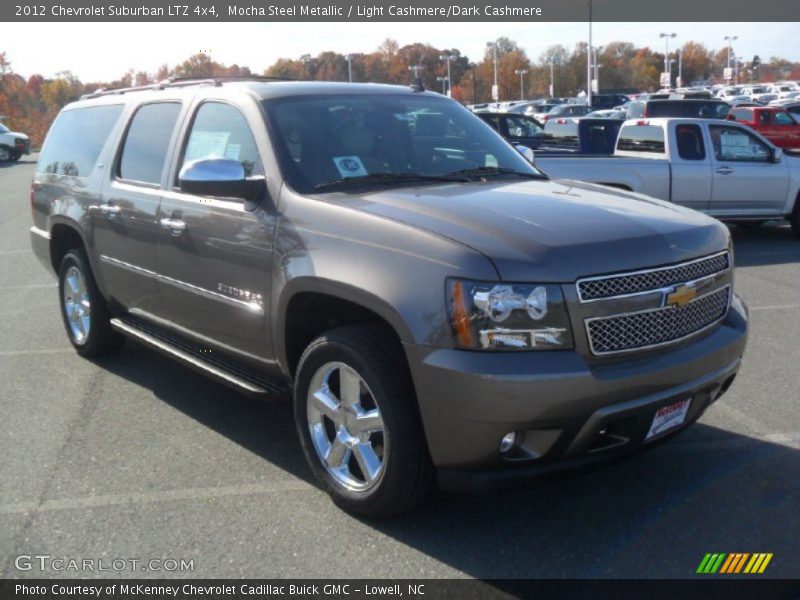 Mocha Steel Metallic / Light Cashmere/Dark Cashmere 2012 Chevrolet Suburban LTZ 4x4