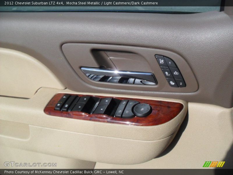 Mocha Steel Metallic / Light Cashmere/Dark Cashmere 2012 Chevrolet Suburban LTZ 4x4