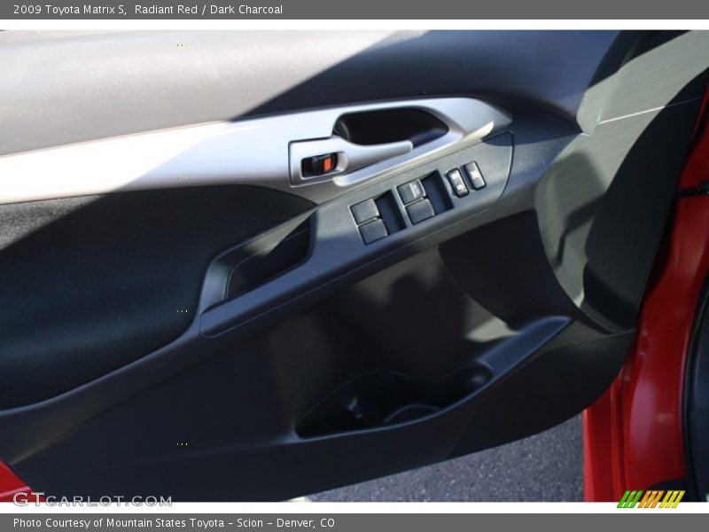 Radiant Red / Dark Charcoal 2009 Toyota Matrix S