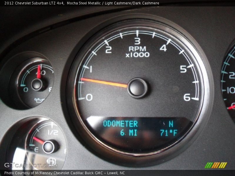 Mocha Steel Metallic / Light Cashmere/Dark Cashmere 2012 Chevrolet Suburban LTZ 4x4