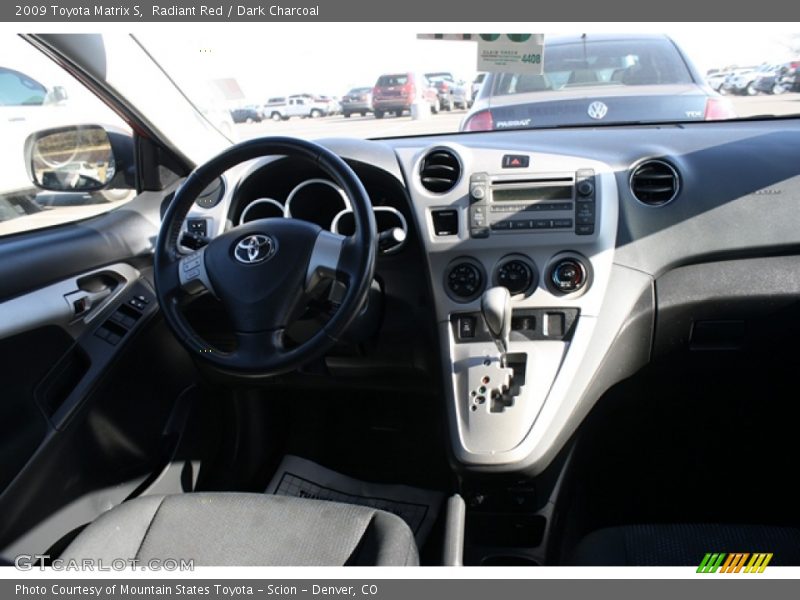 Radiant Red / Dark Charcoal 2009 Toyota Matrix S
