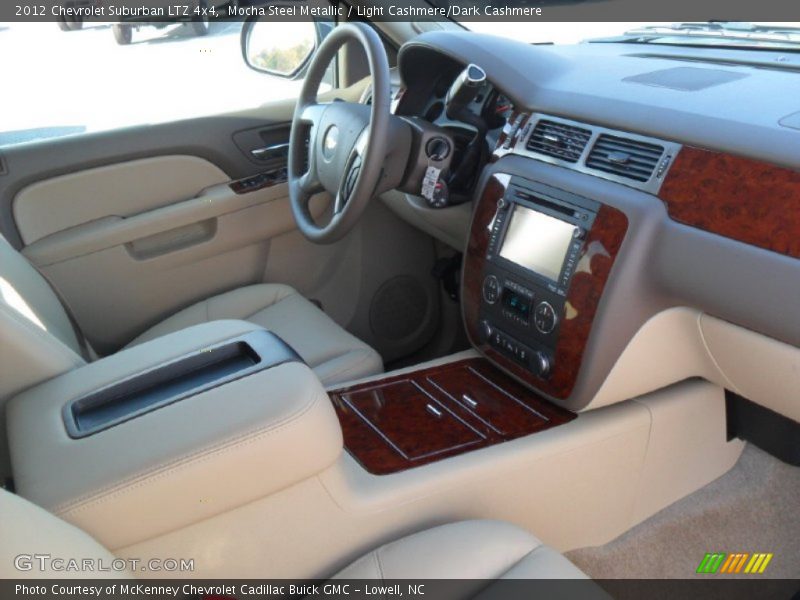 Mocha Steel Metallic / Light Cashmere/Dark Cashmere 2012 Chevrolet Suburban LTZ 4x4