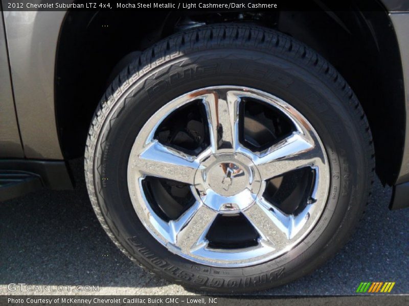 Mocha Steel Metallic / Light Cashmere/Dark Cashmere 2012 Chevrolet Suburban LTZ 4x4