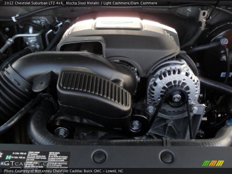 Mocha Steel Metallic / Light Cashmere/Dark Cashmere 2012 Chevrolet Suburban LTZ 4x4