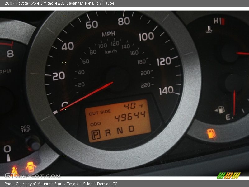Savannah Metallic / Taupe 2007 Toyota RAV4 Limited 4WD