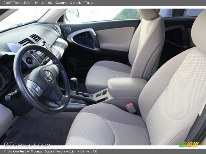 Savannah Metallic / Taupe 2007 Toyota RAV4 Limited 4WD