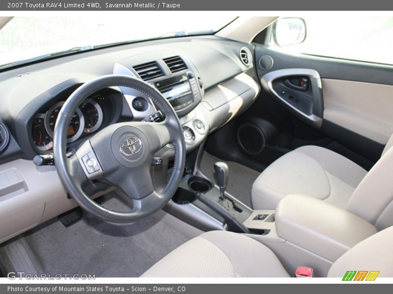 Savannah Metallic / Taupe 2007 Toyota RAV4 Limited 4WD