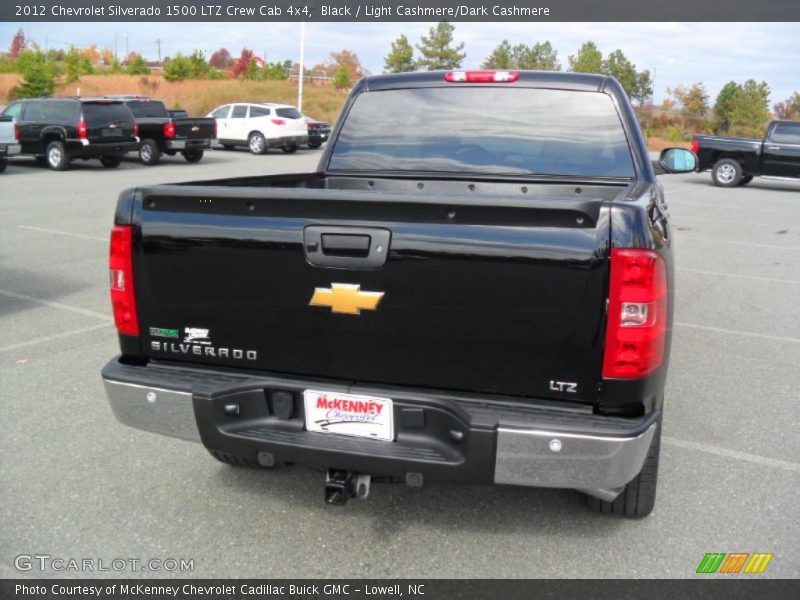 Black / Light Cashmere/Dark Cashmere 2012 Chevrolet Silverado 1500 LTZ Crew Cab 4x4