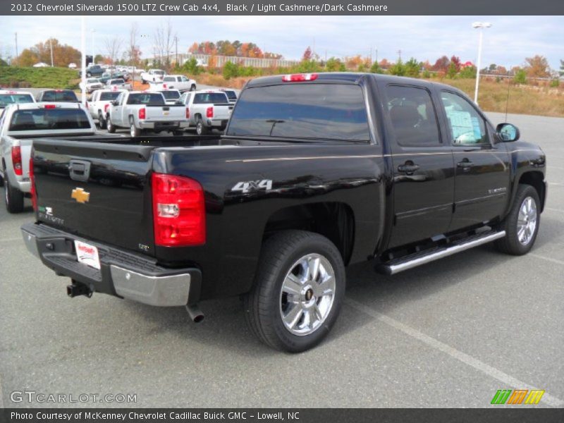 Black / Light Cashmere/Dark Cashmere 2012 Chevrolet Silverado 1500 LTZ Crew Cab 4x4