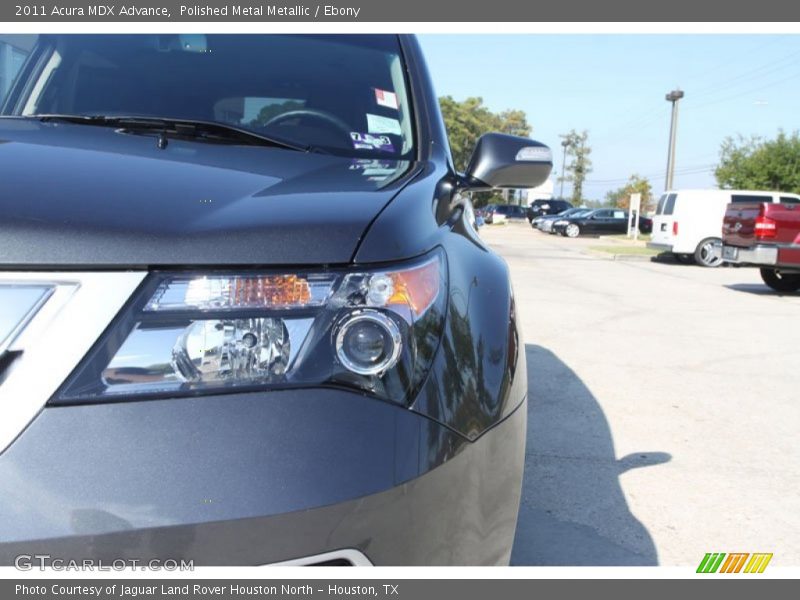 Polished Metal Metallic / Ebony 2011 Acura MDX Advance