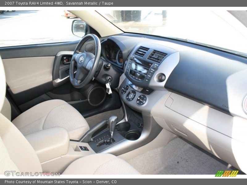 Savannah Metallic / Taupe 2007 Toyota RAV4 Limited 4WD