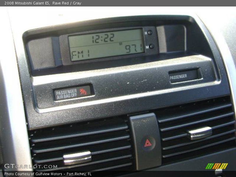 Rave Red / Gray 2008 Mitsubishi Galant ES