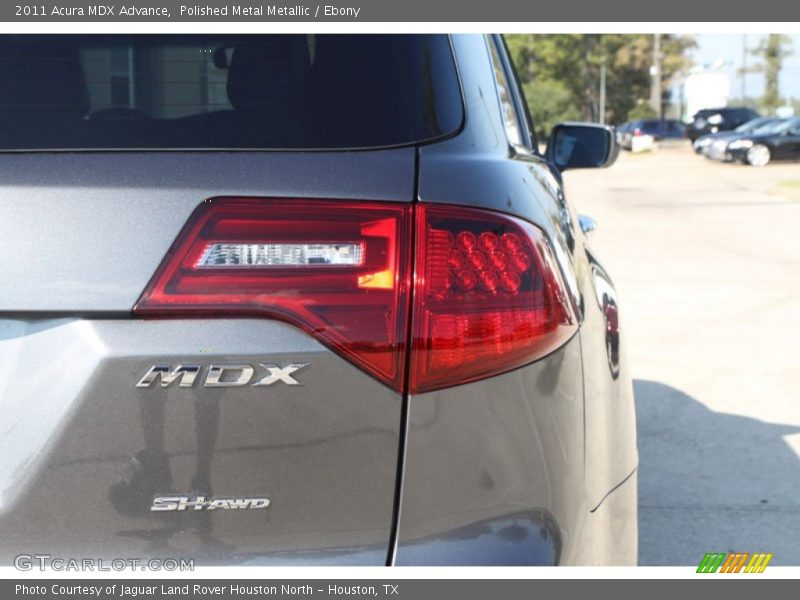Polished Metal Metallic / Ebony 2011 Acura MDX Advance
