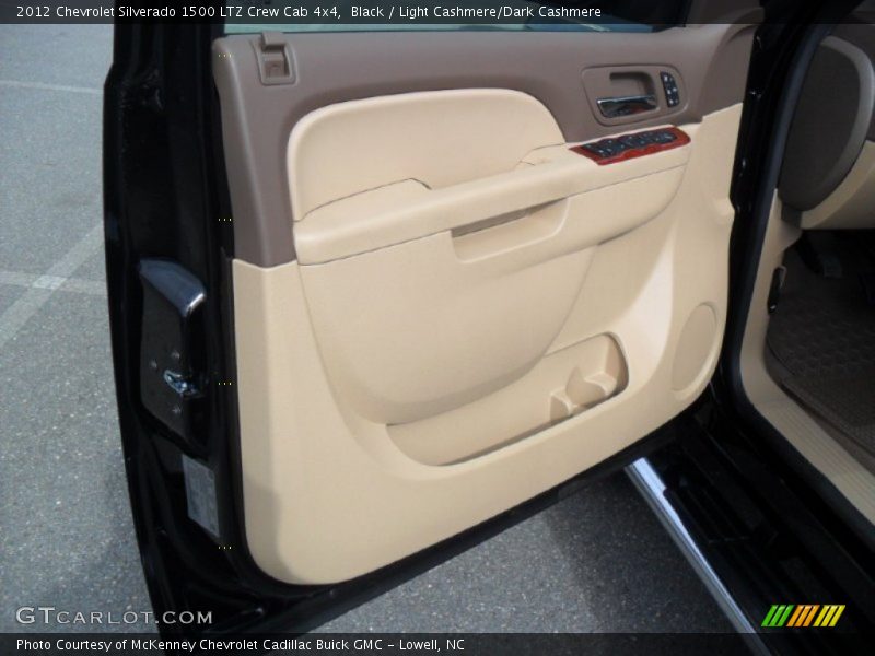 Black / Light Cashmere/Dark Cashmere 2012 Chevrolet Silverado 1500 LTZ Crew Cab 4x4