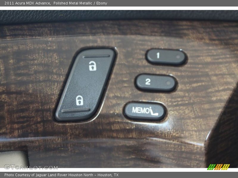 Memory seat controls - 2011 Acura MDX Advance