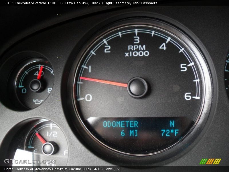 Black / Light Cashmere/Dark Cashmere 2012 Chevrolet Silverado 1500 LTZ Crew Cab 4x4