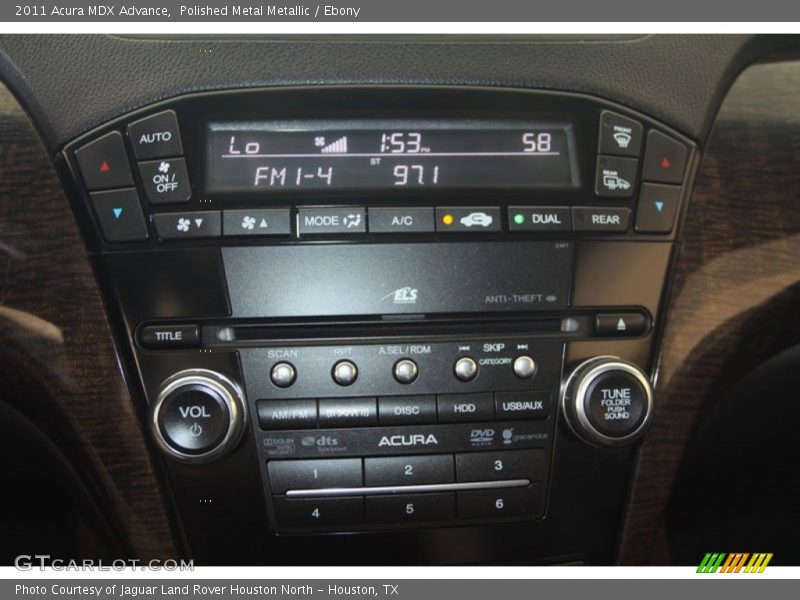 Controls of 2011 MDX Advance