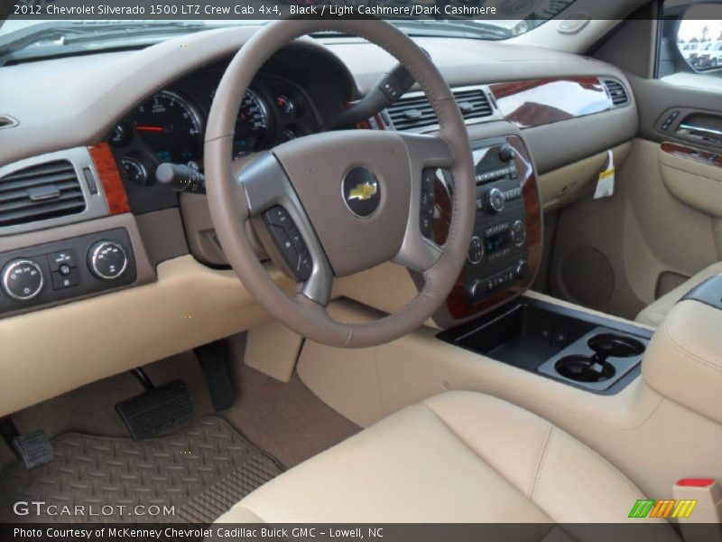 Light Cashmere/Dark Cashmere Interior - 2012 Silverado 1500 LTZ Crew Cab 4x4 