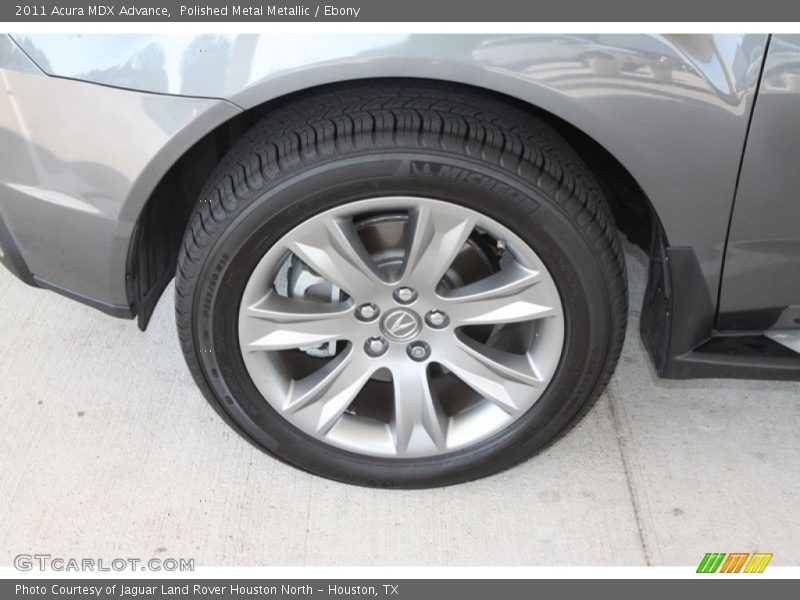 Polished Metal Metallic / Ebony 2011 Acura MDX Advance