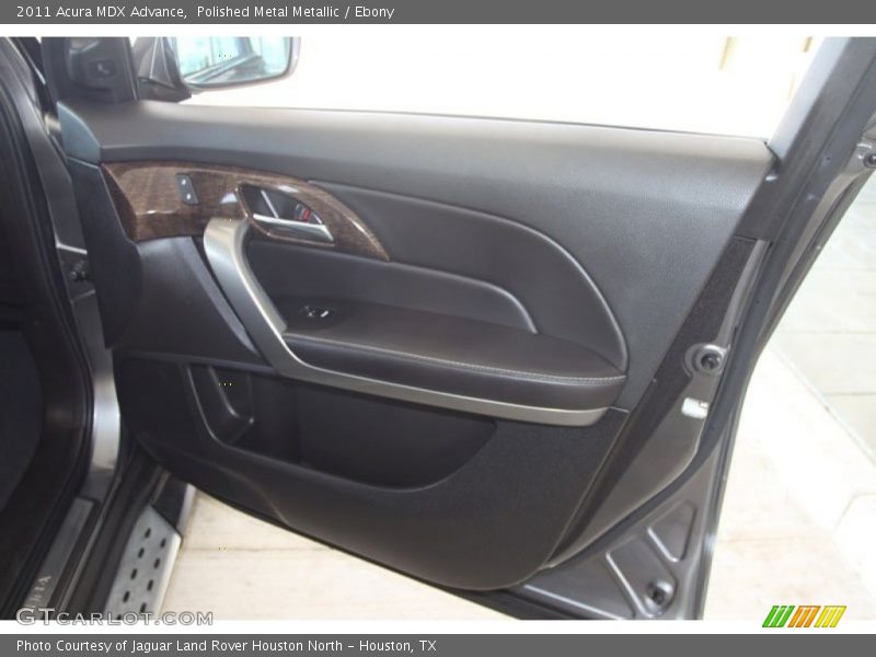 Polished Metal Metallic / Ebony 2011 Acura MDX Advance