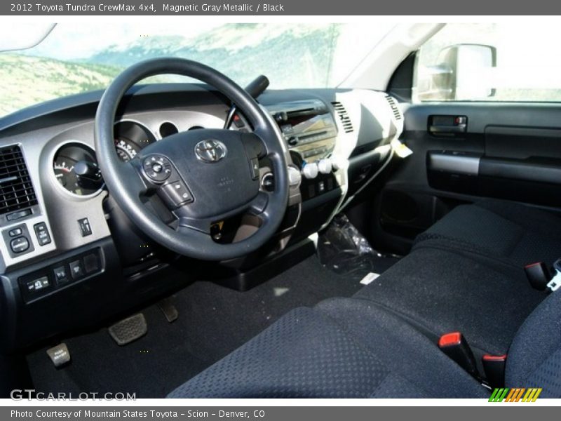 Magnetic Gray Metallic / Black 2012 Toyota Tundra CrewMax 4x4