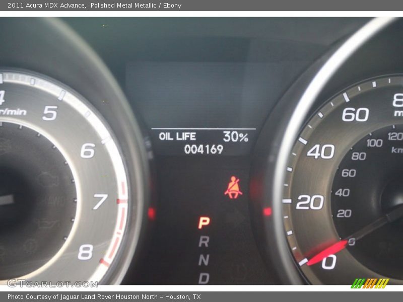 Polished Metal Metallic / Ebony 2011 Acura MDX Advance
