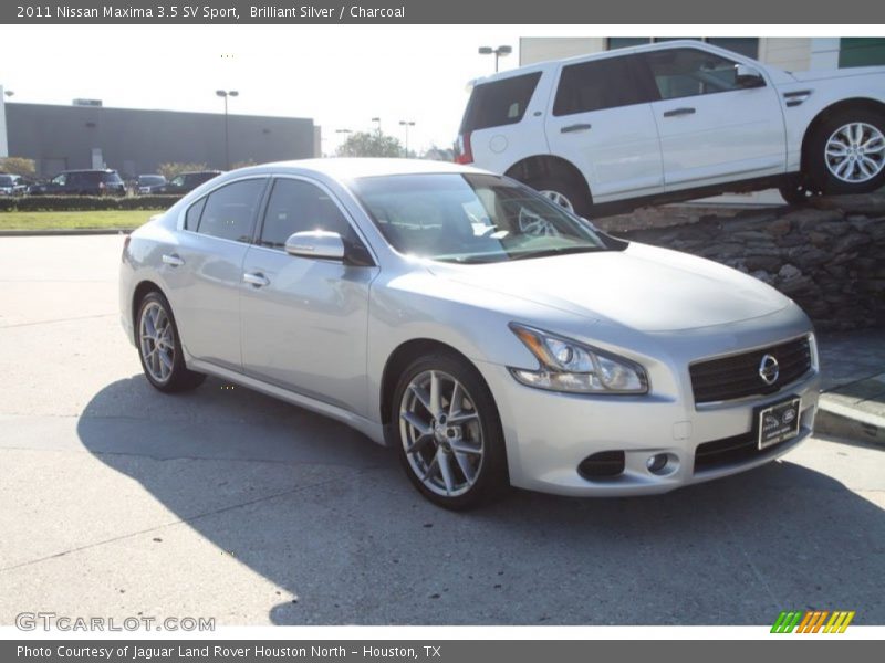 Brilliant Silver / Charcoal 2011 Nissan Maxima 3.5 SV Sport