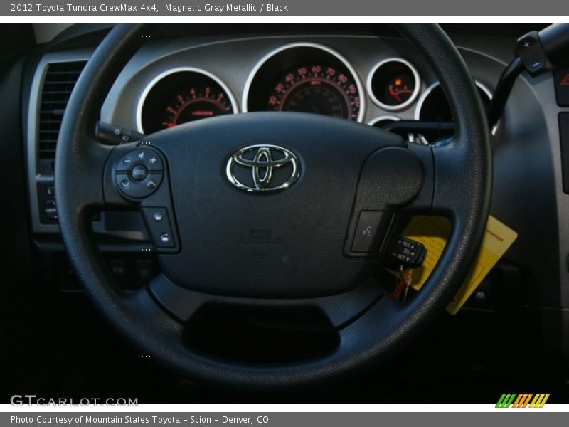 Magnetic Gray Metallic / Black 2012 Toyota Tundra CrewMax 4x4