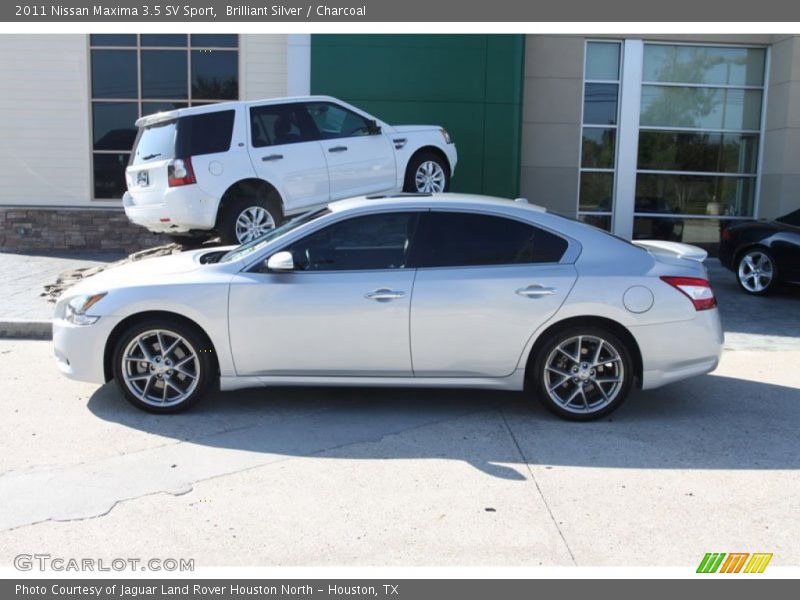 Brilliant Silver / Charcoal 2011 Nissan Maxima 3.5 SV Sport