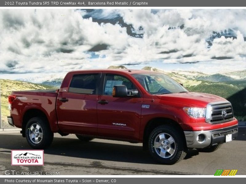 Barcelona Red Metallic / Graphite 2012 Toyota Tundra SR5 TRD CrewMax 4x4