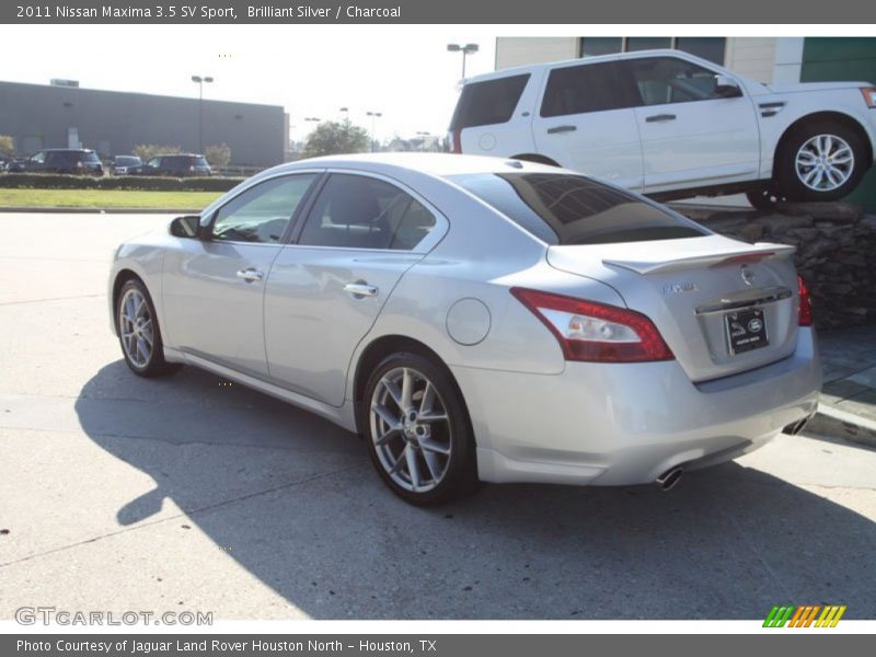 Brilliant Silver / Charcoal 2011 Nissan Maxima 3.5 SV Sport