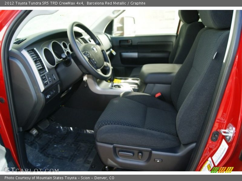 Barcelona Red Metallic / Graphite 2012 Toyota Tundra SR5 TRD CrewMax 4x4